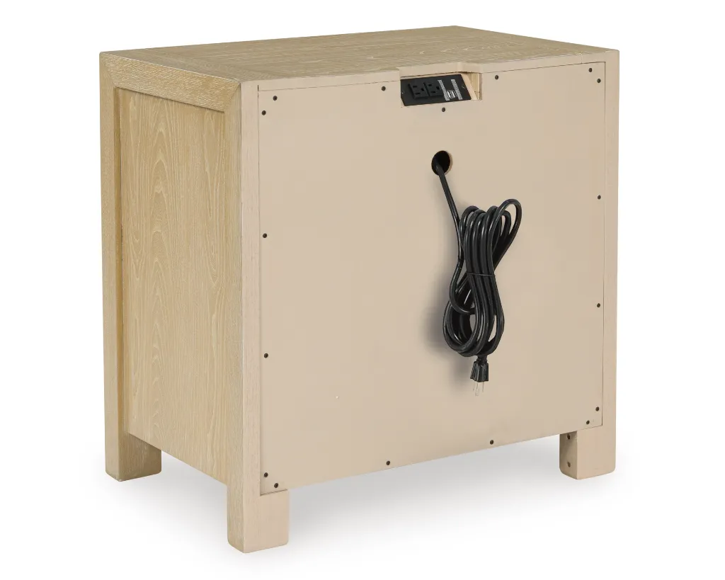 Ashley Whittgate Two Drawer Night Stand - Light Brown