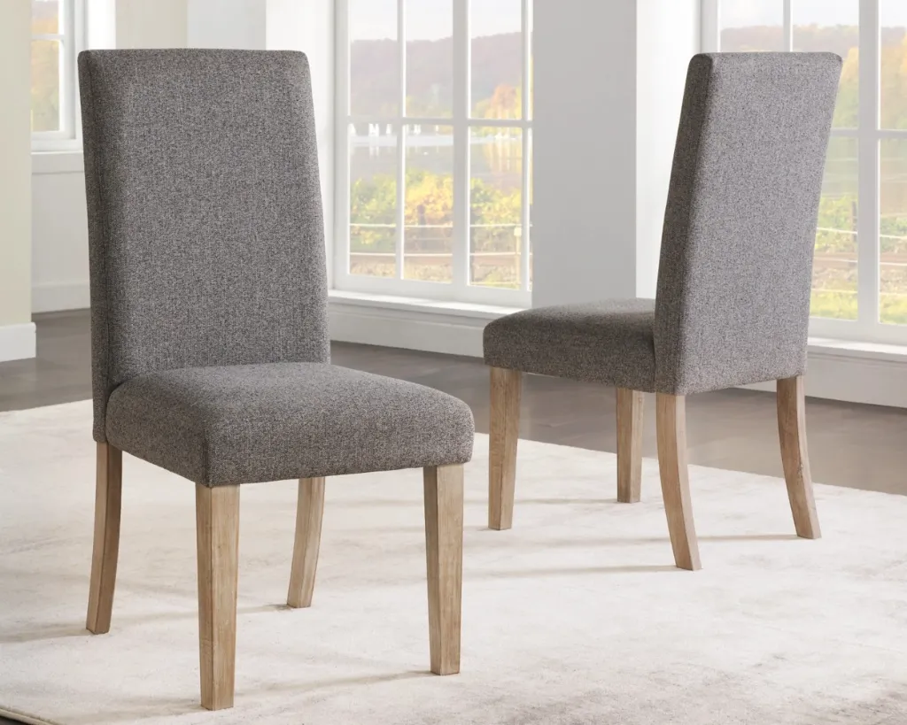 Ashley Ambrosh Dining Uph Side Chair (2/Cn) - Light Brown