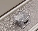 Ashley Coralayne Three Drawer Night Stand - Silver
