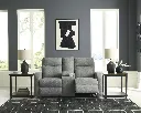 Ashley Moreau Place Reclining Sofa - Sterling
