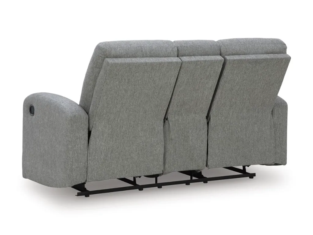 Ashley Moreau Place Reclining Sofa - Sterling
