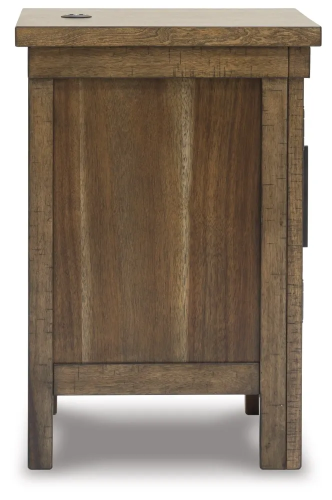 Ashley Moriville Chair Side End Table - Grayish Brown