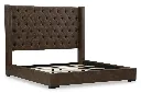 Ashley Steenlage King Bed Brown - w/o Slats