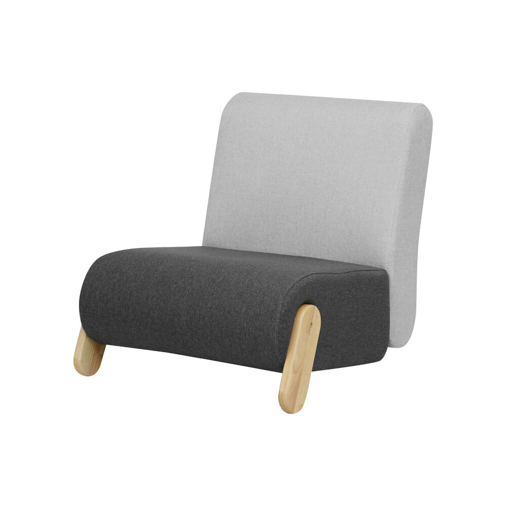 KC-Play Stu Armchair - Light Gray/Dark Gray