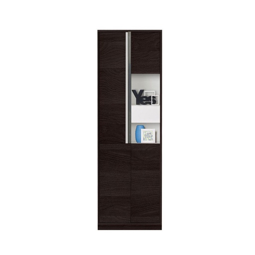[19101660] Zereno Tall Cabinet CT60-Wenge/White