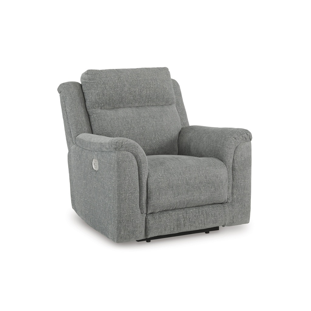 [5400213] Ashley Overflow Power Recliner/ADJ Headrest - Steel