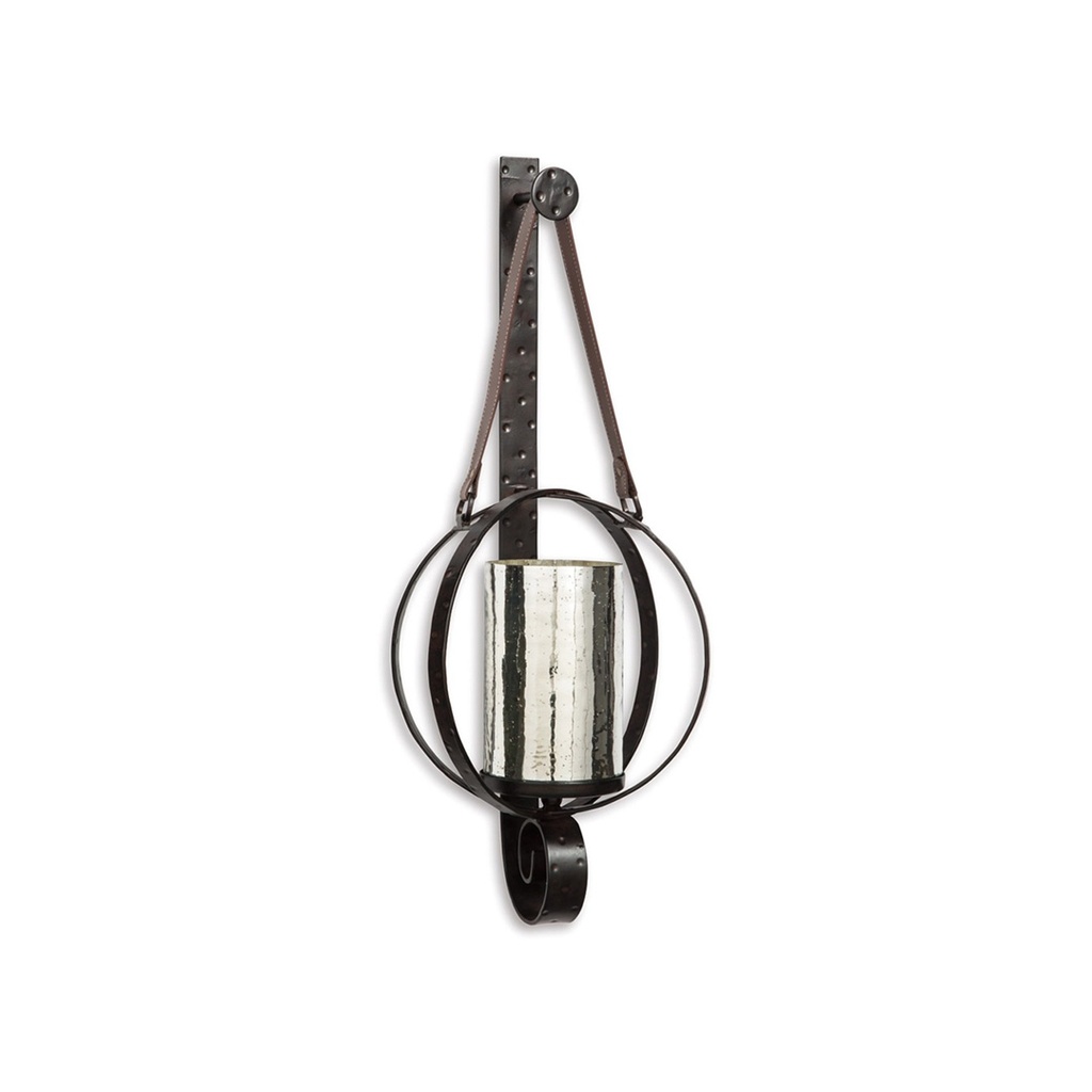[A8010043] Despina Wall Sconce - Brown