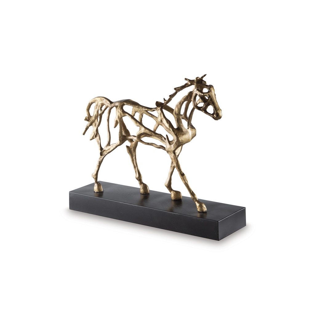 [A2000774] Grainville Sculpture - Antique Gold Finish