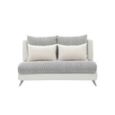 Jelly Sofa Mini 2 Seater-Black/White