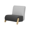 KC-Play Stu Armchair - Light Gray/Dark Gray