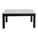 Molina Coffee Table-C120-White Stone/Wenge