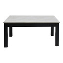 Molina Dining Table A-150 - White Stone/Wenge
