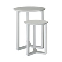 Vincent#2 End Table-White