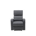 Zixar Recliner 1 Seater - Grey Fabric - 1RE