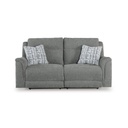 Ashley Overflow Next-Gen Nuvella™ Performance Fabric Dual Power Reclining Sofa