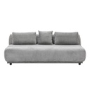 Chauncy Sofa Bed 3S-Gray/Black Leg