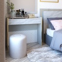 Florence Dressing Table DT85 - Grey Lin/Volakas Matt