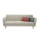 Fresh Sofa Bed-Natural Eucalyptus Leg/Cream